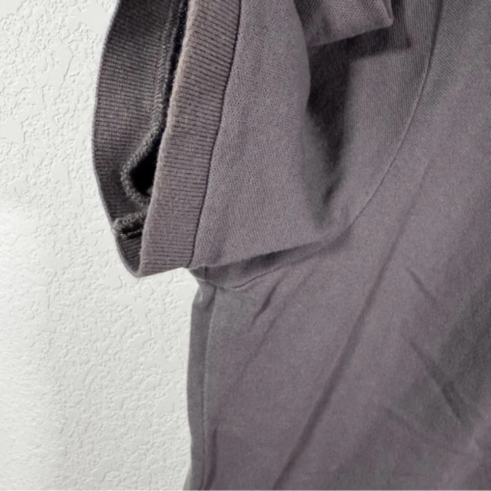 Lacoste Men's Polo‎ Shirt Short Sleeve Dark Gray Size 8 (3XL) - Picture 5 of 8